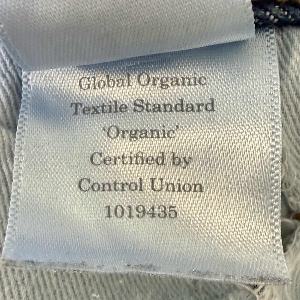 EUC👖Everlane Slim Fit Jeans 40x32 Dark Wash Organic Cotton Denim Sustainable - Picture 8 of 11